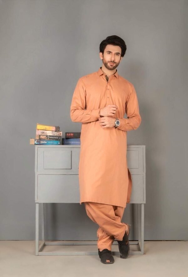 Peach Kmeez Shalwar