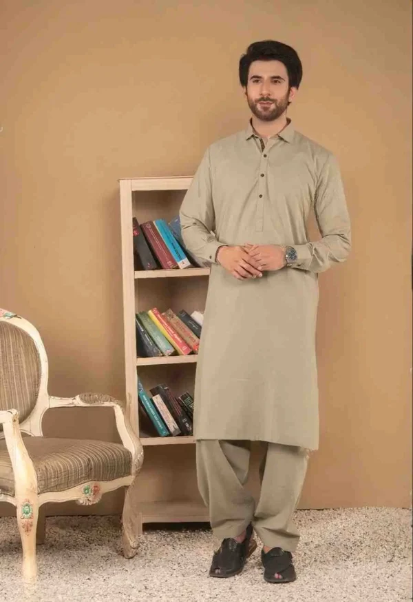 Beige Kmeez Shalwar